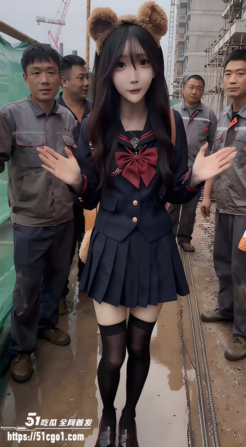 AI短剧 清纯小美女误入工地被工人轮番爆操 多名小萝莉惨遭无套内射